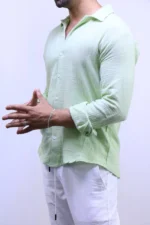 Premium Relaxed Fit Shirt,Coastal Linen Shirt – Image 8