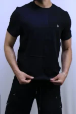 Textured Crew Neck T-Shirt – Casual Fit – Image 2