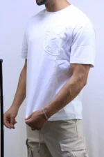 Elevated Tonal Logo Streetwear Tee – Premium Urban Fashion – Image 3