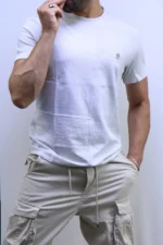 Textured Crew Neck T-Shirt – Casual Fit