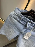 Premium Denim Short , light blue Wash Denim Short – Image 9
