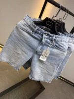 Premium Denim Short , light blue Wash Denim Short