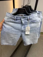 Premium Denim Short , light blue Wash Denim Short – Image 4