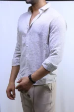 Men’s Striped Shirt – Long Sleeve Casual Shirt – Image 9