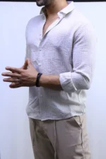 Men’s Striped Shirt – Long Sleeve Casual Shirt – Image 13