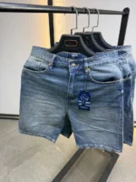 Men’s Light Blue Denim Shorts – Essential Summer Fit – Image 2