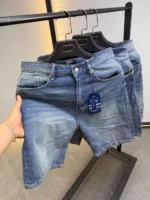Men’s Light Blue Denim Shorts – Essential Summer Fit – Image 5