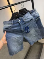 Men’s Light Blue Denim Shorts – Essential Summer Fit – Image 9