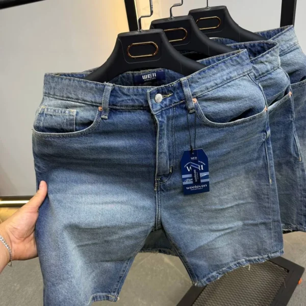 Men’s Light Blue Denim Shorts – Essential Summer Fit