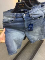 Men’s Light Blue Denim Shorts – Essential Summer Fit – Image 3