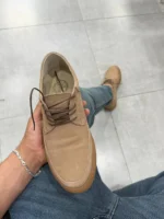 Urban Suede Lace Up Shoes – Minimal Leather–Feel Casual Shoes – Image 3