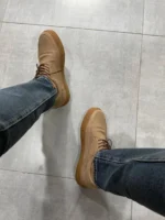 Urban Suede Lace Up Shoes – Minimal Leather–Feel Casual Shoes – Image 6