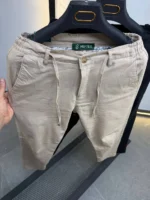 Linen Blend Casual Trousers – Premium Fit – Image 10