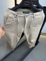 Linen Blend Casual Trousers – Premium Fit – Image 5