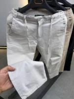 Linen Blend Casual Trousers – Premium Fit – Image 2