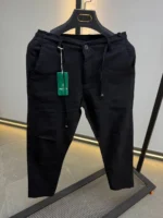 Linen Blend Casual Trousers – Premium Fit – Image 7