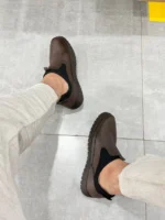 Comfort Leather Slip-On Loafers, Brown Casual Leather Slip-On – Image 9