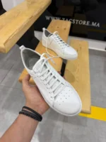 Essential Leather Sneakers –Minimal White Leather Sneakers – Image 2