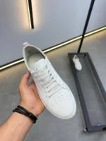 Essential Leather Sneakers –Minimal White Leather Sneakers – Image 7