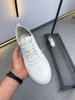 Essential Leather Sneakers –Minimal White Leather Sneakers – Image 8