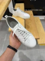 Essential Leather Sneakers –Minimal White Leather Sneakers – Image 10