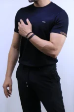 Men’s Premium Ribbed Knit T-Shirt – Short Sleeve – Image 12