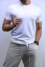 Men’s Premium Ribbed Knit T-Shirt – Short Sleeve – Image 10