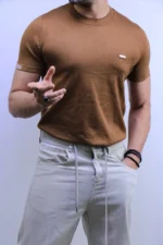 Men’s Premium Ribbed Knit T-Shirt – Short Sleeve – Image 7