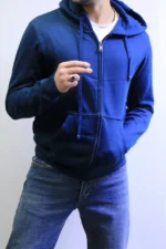 Men's Full-Zip Fleece Hoodie – Image 7