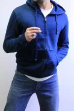 Men's Full-Zip Fleece Hoodie – Image 14
