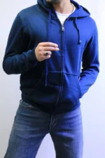 Men's Full-Zip Fleece Hoodie – Image 4