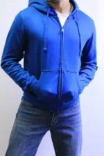 Men's Full-Zip Fleece Hoodie – Image 2