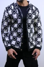 Patterned Knit Cardigan – Image 3