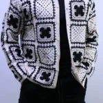 Patterned Knit Cardigan