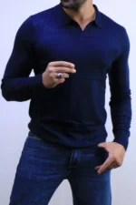 Old Money Long-Sleeve Polo Knit – Image 15
