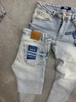 Light-wash jeans / Ice Blue denim Comfortable – Image 8