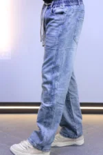 Men's Drawstring Denim Pants – Image 3
