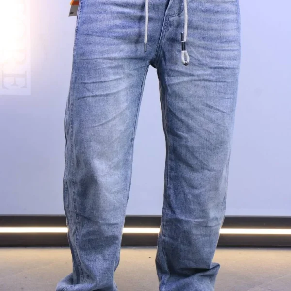 Men's Drawstring Denim Pants