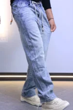Men's Drawstring Denim Pants – Image 4