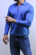 Old Money Long-Sleeve Polo Knit – Image 2