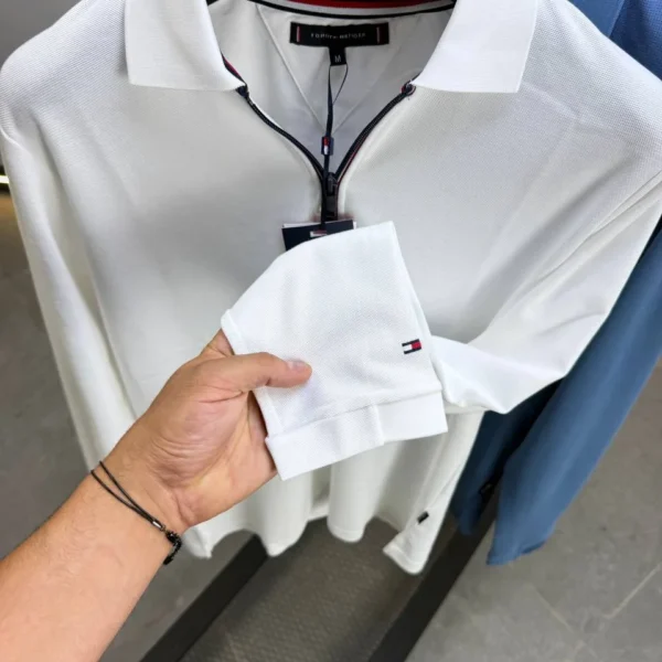 Old Money Long-Sleeve Polo Knit
