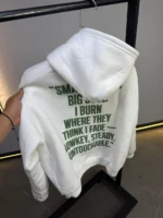 ORVIX Statement Graphic Hoodie – White – Image 2