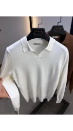 Old Money Knit Polo – Image 7