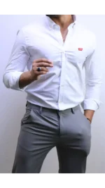 Slim-Fit Button Shirt – Image 8