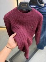 Men's Cable Sweater – Image 5