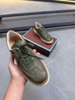 Olive Green Retro Sneakers – ZACSTORE – Image 2