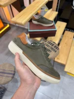 Olive Green Retro Sneakers – ZACSTORE – Image 4