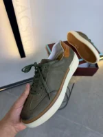 Olive Green Retro Sneakers – ZACSTORE – Image 8