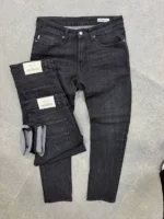 Men's Straight Fit Jeans dark gray – Image 6