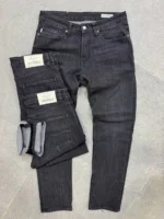 Men's Straight Fit Jeans dark gray – Image 2